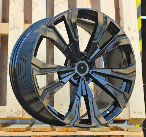 RACINGLINE R22x10.5 5X112 ET 43 66.6 FBX307 Black (BL) For  (M) (HYBRID FORGED New X7 Rear+Front)