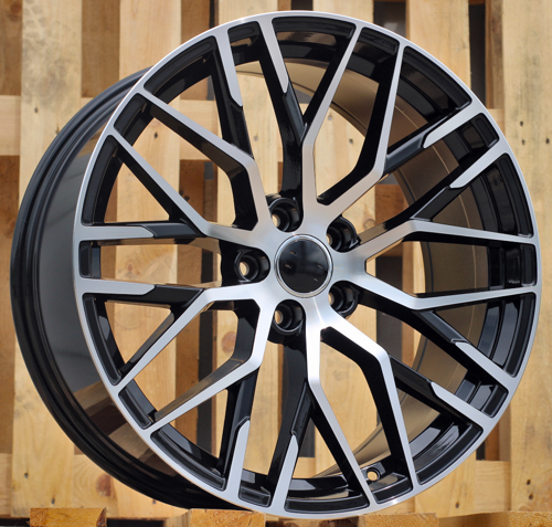 RACINGLINE R18x8 5X112 ET 40 66.5 XFE30 (IN0174) Black Polished (MB) For AUD (Z7)