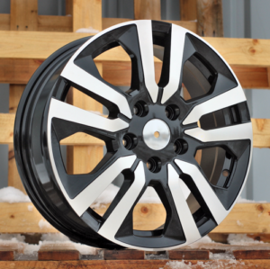 RACINGLINE R17x6 5X114.3 ET 50 66.1 IN3516F Black Polished (MB) For RENAU (M) (HYBRID FORGED (max 1250kg)