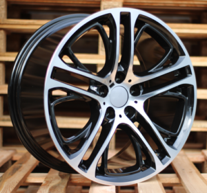RACINGLINE R20x8.5 5X120 ET 38 72.6 B1600 Black Polished (MB) For  (Z1) (Rear+Front For  X3)