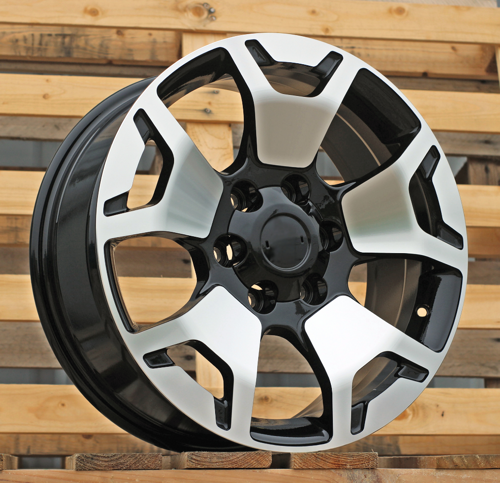 02fcef39b99ed78df92689fafffe5ce1-500x500-max RACINGLINE R18x7.5 6X139.7 ET 25 106 B1460 Black Polished (MB) For TOYOT (Z2) (4x4)