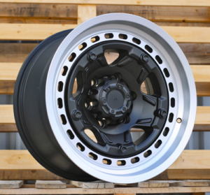 RACINGLINE R17x9 6X139.7 ET 0 110.1 JT186 Black Matt+Polished Lip (BMPL) For 4X4 (K3)