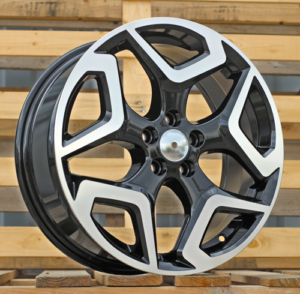 RACINGLINE R17x7 5X100 ET 55 56.1 B1606 Black Polished (MB) For SUBAR (Z1)