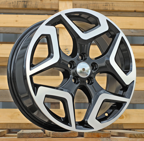 RACINGLINE R17x7 5X100 ET 55 56.1 B1606 Black Polished (MB) For SUBAR (Z1)