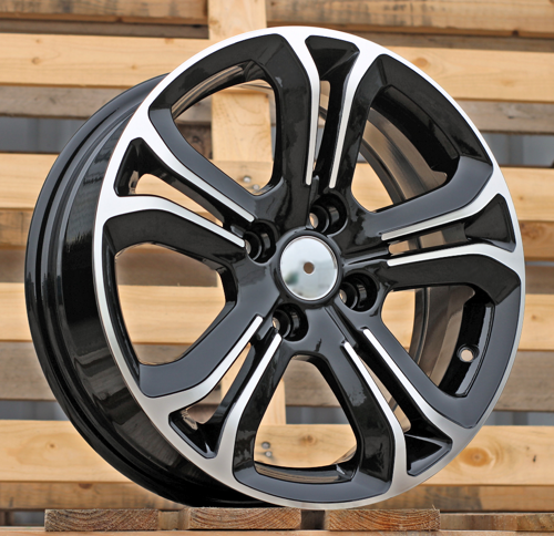RACINGLINE R16x6 4X108 ET 22 65.1 A5108 Black Polished (MB) For CITRO (P)