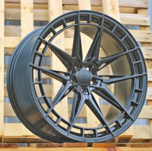 HAXER R18x8 5X112 ET 40 66.5 HX046F Black Half Matt (BLHM) For HAXER (A) (HYBRID FORGED)
