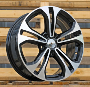 RACINGLINE R17x7 5X114.3 ET 40 67.1 B1249 Black Polished (MB) For KIA (Z4)