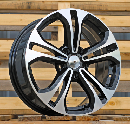 RACINGLINE R17x7 5X114.3 ET 40 67.1 B1249 Black Polished (MB) For KIA (Z4)