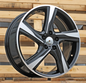 RACINGLINE R18x7.5 5X108 ET 49 67.1 BY115 Black Polished (MB) For VOLVO (Z3)