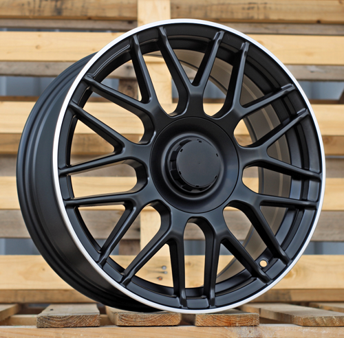 a6205a6e9abb684d52f2c7b79f659c37-500x500-max RACINGLINE R17x7.5 5X112 ET 35 66.5 B1268 (H3368F) Black+Polished Lip (BLPL) For MER (Z3) (HYBRID FORGED)