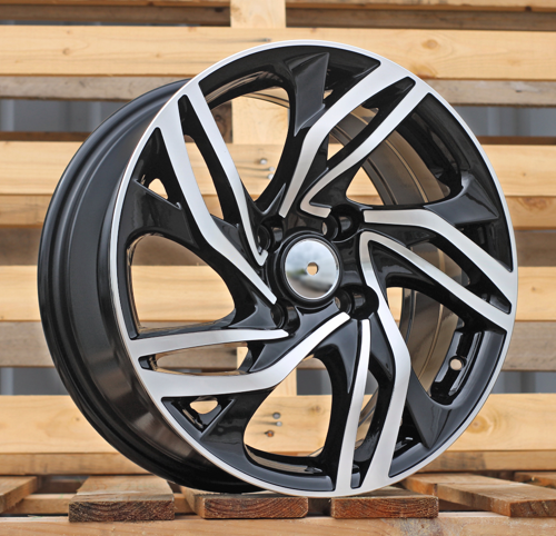 RACINGLINE R16x7 4X108 ET 25 65.1 BK607 Black Polished (MB) For CITRO (P2+K2)
