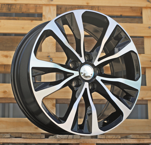 RACINGLINE R17x7 5X114.3 ET 40 60.1 A5499 (BK5212) Black Polished (MB) For TOYOT (P+R)