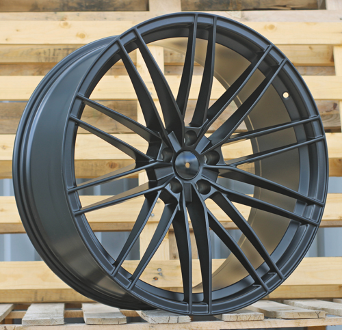 RACINGLINE R23x10 5X112 ET 15 66.5 F1995 (IN417) Black Half Matt (BLHM) For AUD (M) (ABT Style)