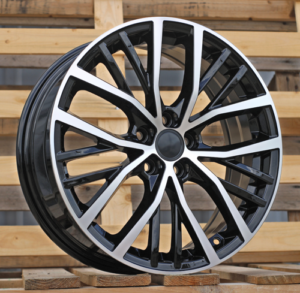 RACINGLINE R17x6.5 5X100 ET 40 57.1 B1179 Black Polished (MB) For VW (Z6+M)