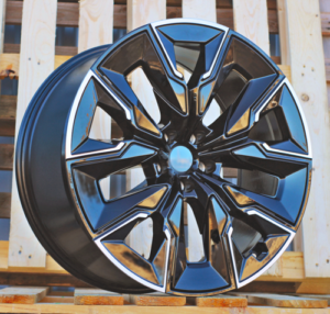 RACINGLINE R21x10.5 5X112 ET 44 66.5 H3447F Black Polished (MB) For  (K3) (HYBRID FORGED Rear+Front)