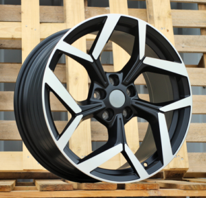 RACINGLINE R18x8 5X108 ET 47.5 63.4 YF5729 Black Polished Half Matt (MBHM) For FORD (Z5) (HYBRID FORGED)