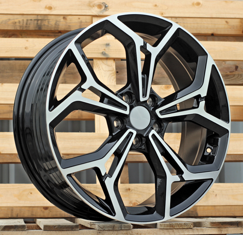 RACINGLINE R16x6.5 5X114.3 ET 50 67.1 FE190 (YF5690) Black Polished (MB) For KIA (K7) (HYBRID FORGED)