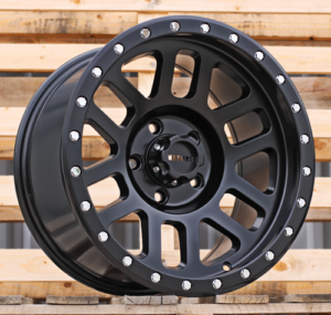 b36d4b08eb7adfc713b9d1df267e4180-500x500-max RACINGLINE R17x9 5X127 ET 0 71.6 H1003C Black Matt (BM) For 4X4 (P2) (Chrome Rivets)