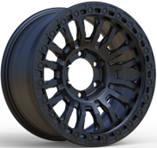 RACINGLINE R17x8.5 5X127 ET M6 78.1 FBX462 Black Half Matt (BLHM) For 4X4