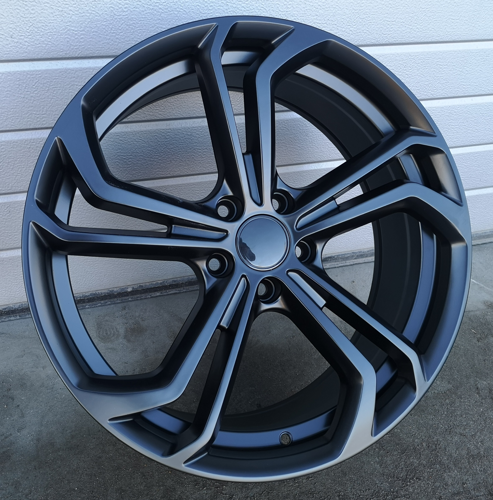 RACINGLINE R17x7.5 5X112 ET 45 57.1 B5620 Black Half Matt (BLHM) For VW (P)