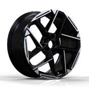 RACINGLINE R17x7 5X114.3 ET 48 67.1 3S1267 Black Polished (MB) For KIA (P) (HYBRID FORGED)