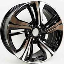 RACINGLINE R17x7 5X114.3 ET 45 64.1 B5385 (IN7110) Black Polished (MB) For HOND (P1)