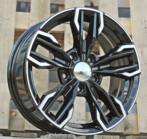 RACINGLINE R16x7 5X120 ET 35 72.6 H581 Black Polished (MB) For  (M)