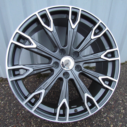 RACINGLINE R19x8.5 5X112 ET 25 66.5 H1069 Grey Polished (MG) For AUD (K4) (Dark)