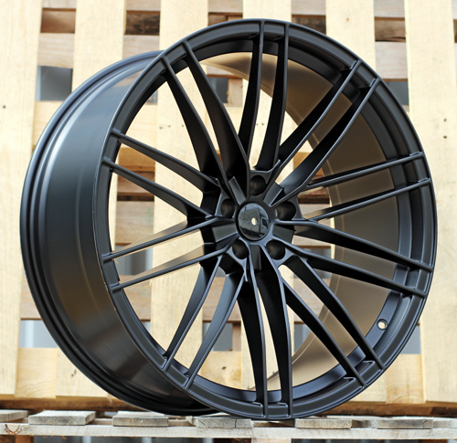 RACINGLINE R22x10 5X112 ET 18 66.5 F1995 (FBX001) Black Half Matt (BLHM) For AUD (P1+Z6) (HYBRID FORGED ABT Style)