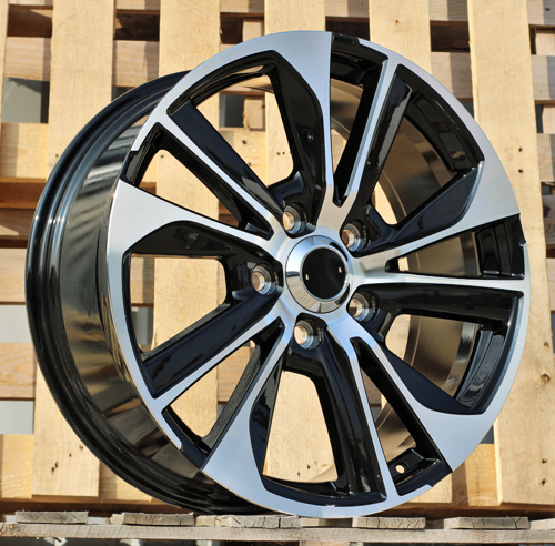 RACINGLINE R18x8 5X150 ET 45 110.1 B1611 (FBX078) Black Polished (MB) For TOYOT (K7) (HYBRID FORGED)