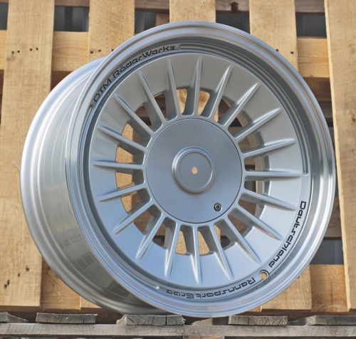 RACINGLINE R16x8 4X100 ET 20 57.1 Y1085 Silver Shining+Polished Lip (SSPL) For  (P) (HYBRID FORGED)