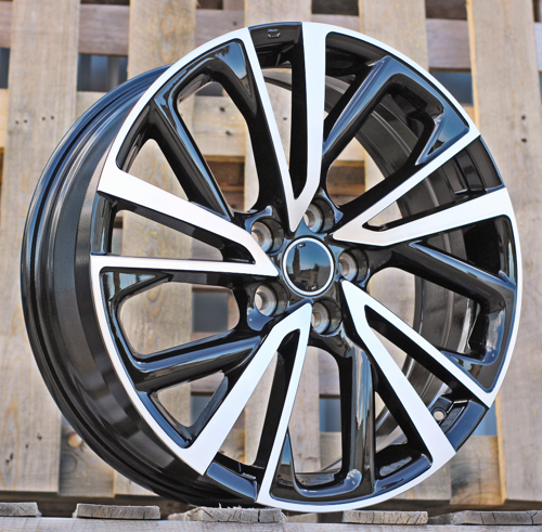 RACINGLINE R19x7 5X114.3 ET 35 60.1 H3568F Black Polished (MB) For TOYOT (M) (HYBRID FORGED)