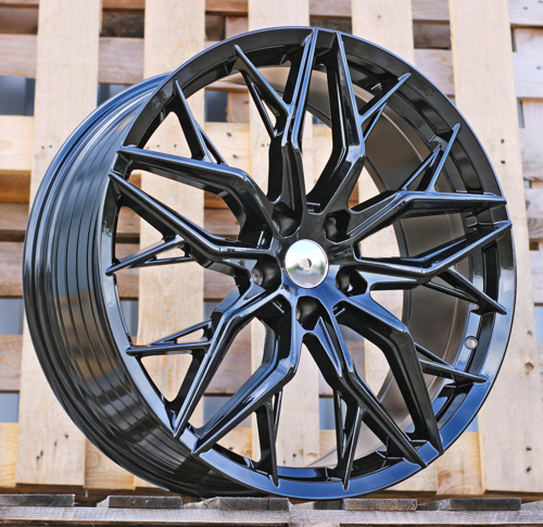 RACINGLINE R21x9 5X112 ET 35 66.5 IN01028F Black (BL) For RACIN (Z3) (Style Vossen HYBRID FORGED)