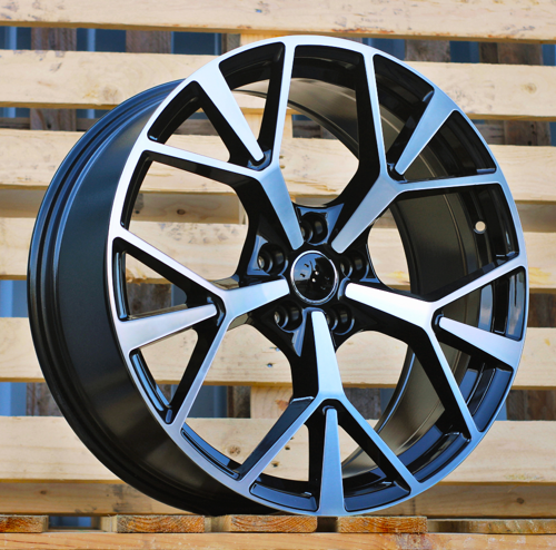 RACINGLINE R20x8.5 5X112 ET 38 57.1 3S1385 (IN3624F) Black Polished (MB) For AUD (Z7) (HYBRID FORGED New Q3)