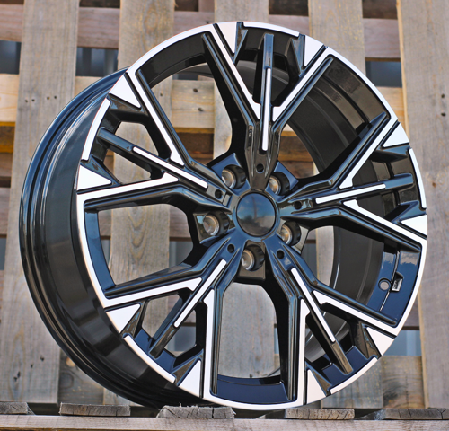 RACINGLINE R18x8 5X112 ET 50 66.5 H3580F Black Polished (MB) For RACIN (M) (HYBRID FORGED)