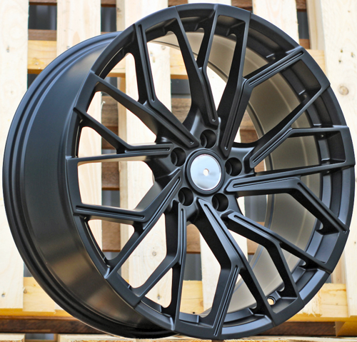 RACINGLINE R21x9 5X112 ET 31 66.5 F760 (YF0466) Black Half Matt (BLHM) Fits for AUD (K7) (HYBRID FORGED)