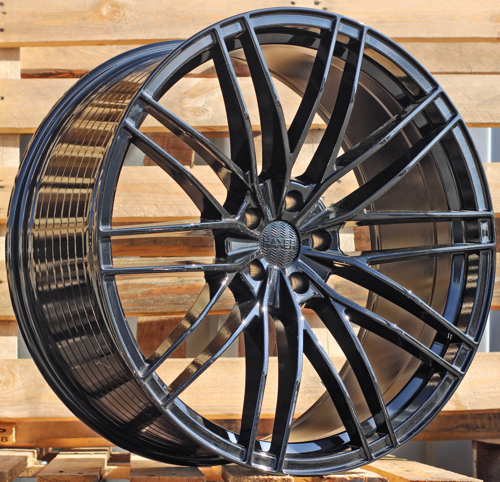 RACINGLINE R22x10 5X112 ET 21 66.5 F1995 (BYF1995) Black (BL) Fits for AUD (Z1) (ABT Style HYBRID FORGED)