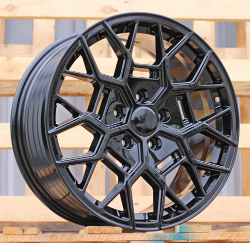 RACINGLINE R18x8 5X160 ET 50 65.1 HF5227 Gloss Black (GB) For FORD (M) (HYBRID FORGED 1050kg)
