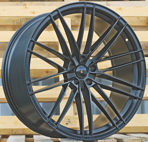 RACINGLINE R22x10 5X112 ET 18 66.5 F1995 (FBX001) Black Half Matt (BLHM) Fits for AUD (P1+Z6) (HYBRID FORGED ABT Style)