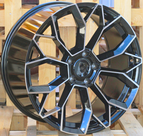 RACINGLINE R21x10 5X130 ET 50 71.6 H5083 Black Polished (MB) Fits for PORCH (P1)