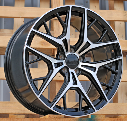 RACINGLINE R20x10 5X112 ET 48.1 66.6 H3573F Black Polished (MB) For MER (Z4) (HYBRID FORGED New S-Class W223 Front+Rear)
