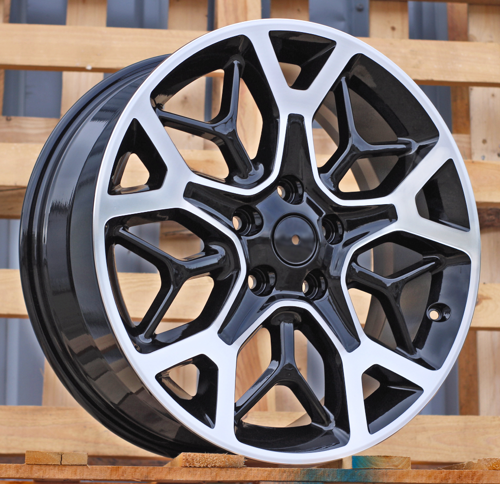 RACINGLINE R20x8 5X127 ET 56 71.5 A5807 Black Polished (MB) For JEEP (P)