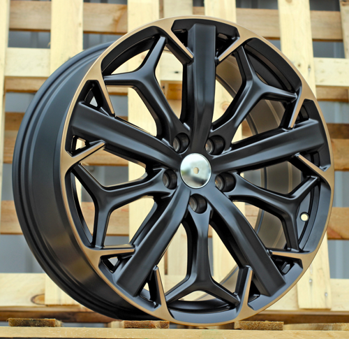 RACINGLINE R19x8 5X112 ET 40 57.1 H3532F Black Polished Half Matt Cooper (MBHMC) For CUPRA (Z4) (HYBRID FORGED)