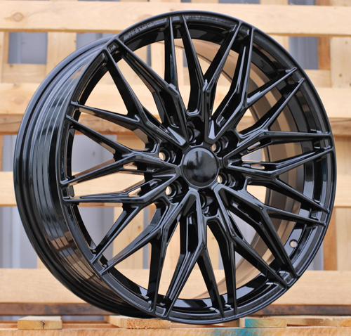 RACINGLINE R20x8 6X120 ET 48 74.6 HF6125 Gloss Black (GB) Fits for 4X4 (K3) (HYBRID FORGED (max 1050kg)4X4)