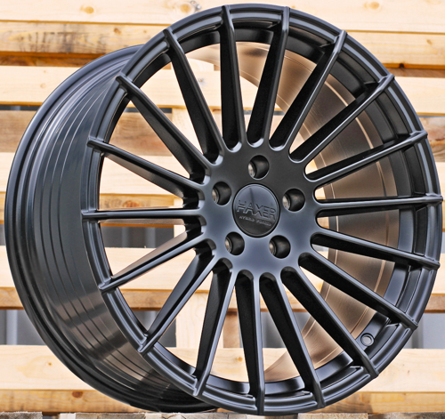 HAXER R20x10.5 5X120 ET 37 74.1 HX010F (YF0124) Black Half Matt (BLHM) Fits for HAXER (M) (HYBRID FORGED Rear+Front)
