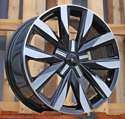 RACINGLINE R18x8 5X120 ET 50 65.1 B1351 Black Polished (MB) For VW (Z4) (4x4)