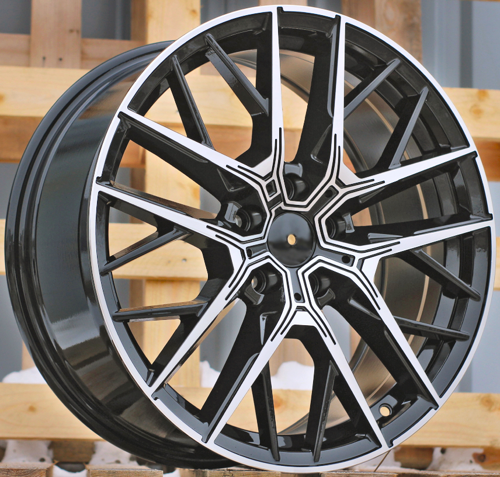 RACINGLINE R17x7.5 5X112 ET 28 66.6 H5080 (A5593) Black Polished (MB) Fits for  (P)