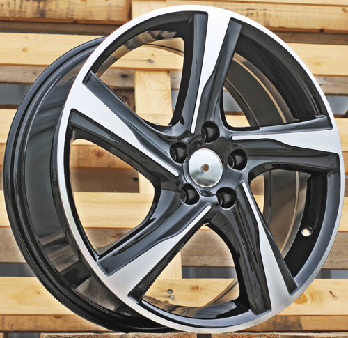 RACINGLINE R18x7.5 5X108 ET 49 63.3 BY115 Black Polished (MB) Fits for VOLVO (Z1)
