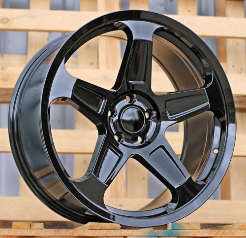 RACINGLINE R20x9 5X115 ET 20 71.5 B1393 Black (BL) Fits for RACIN (Z3) (REAR+FRONT DODGE)