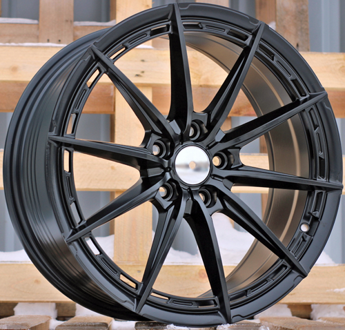 RACINGLINE R18x8 5X108 ET 40 67.1 FBX414 Black Half Matt (BLHM) Fits for RACIN (P2) (HYBRID FORGED)